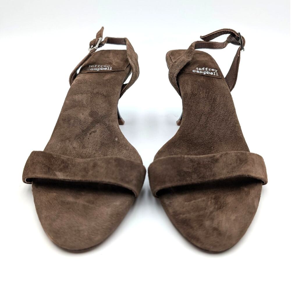 Jeffrey Campbell Augustine Slingback Sandal Women's Brown US7.5 EU38.5 - Picture 2 of 10